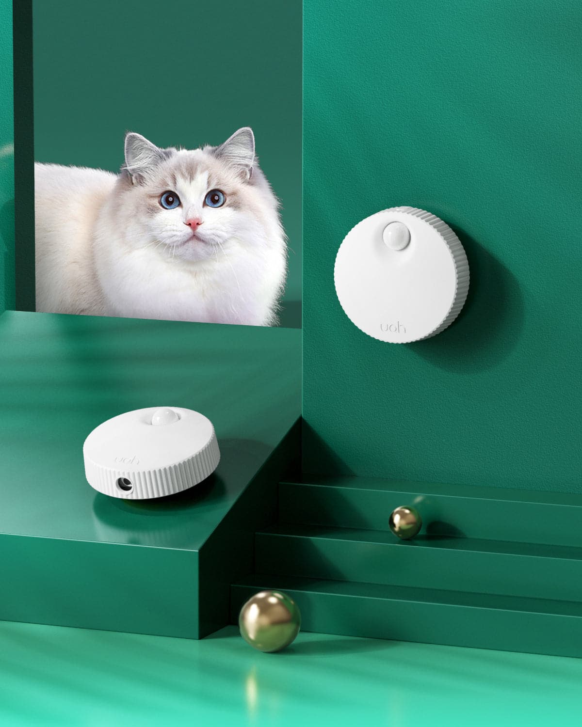 Uah Pet Air Purifier & Smart Cat Litter Deodorizer