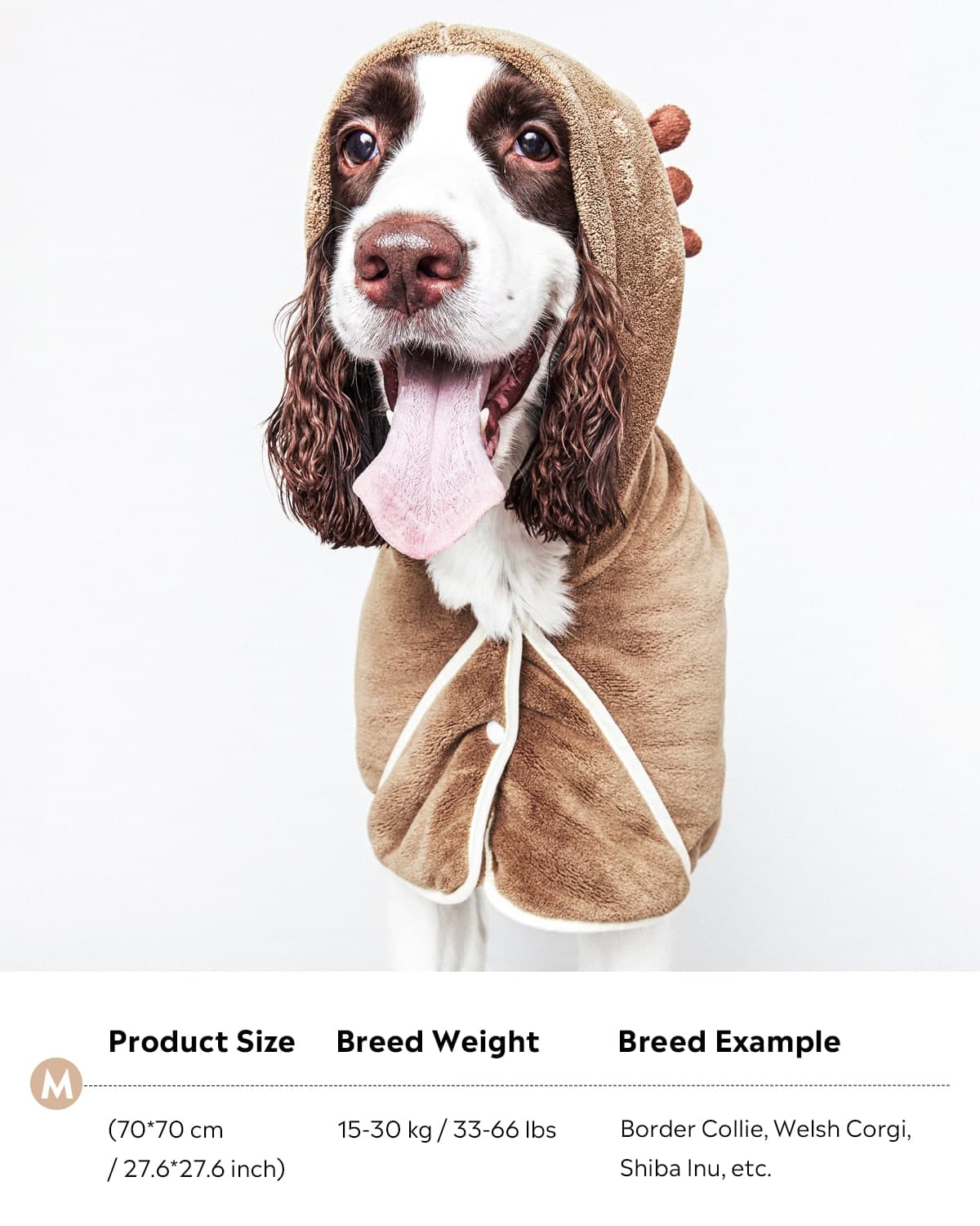 middle size bath suggestion for breed of 33-66 lbs