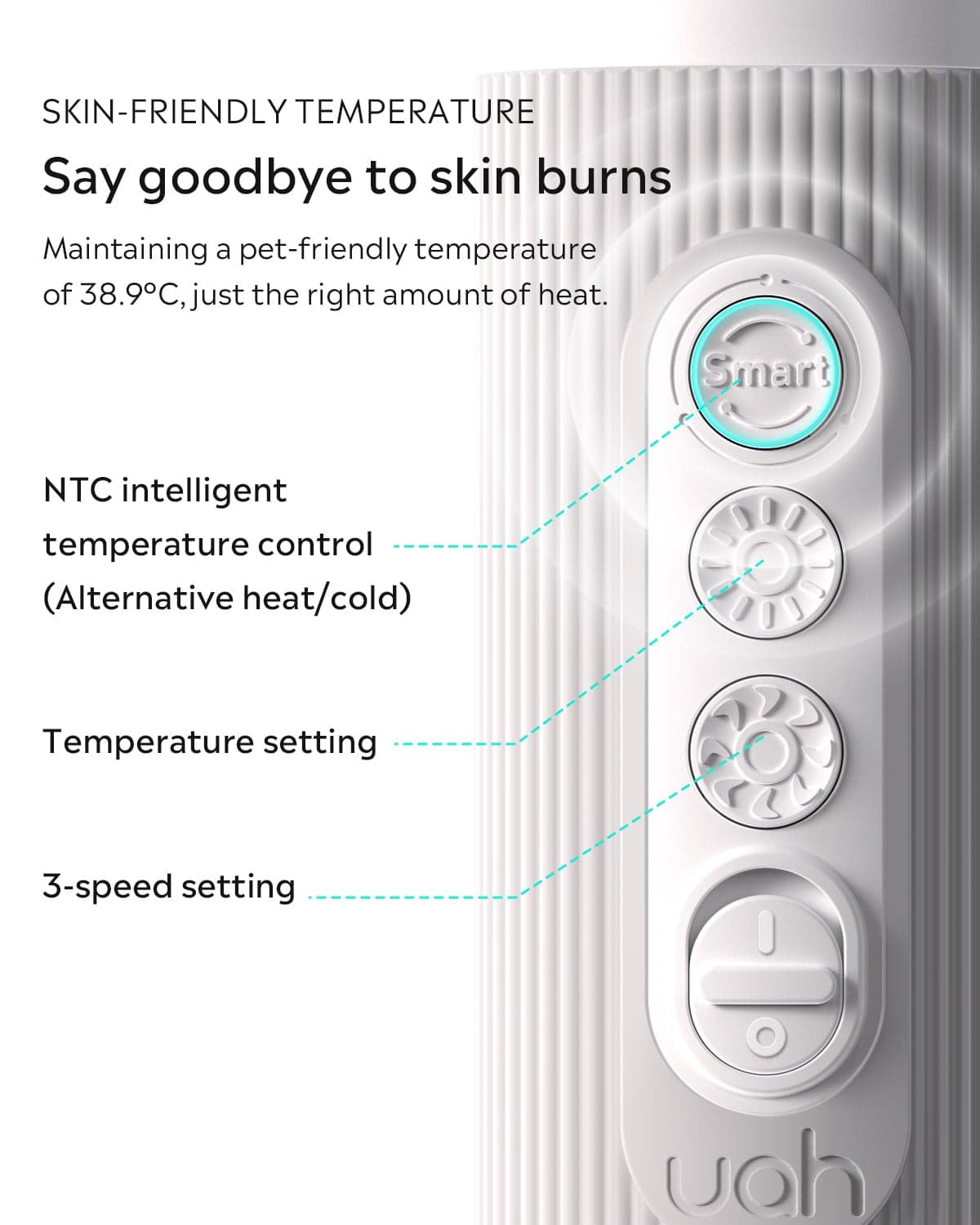 NTC smart temperature control of Fluffy-1 dryer