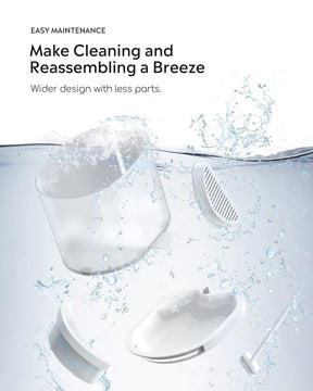 YSJ, 6PCS YSJ, 5 parts of the  ZERO cordless water fountain can be rinsed by water