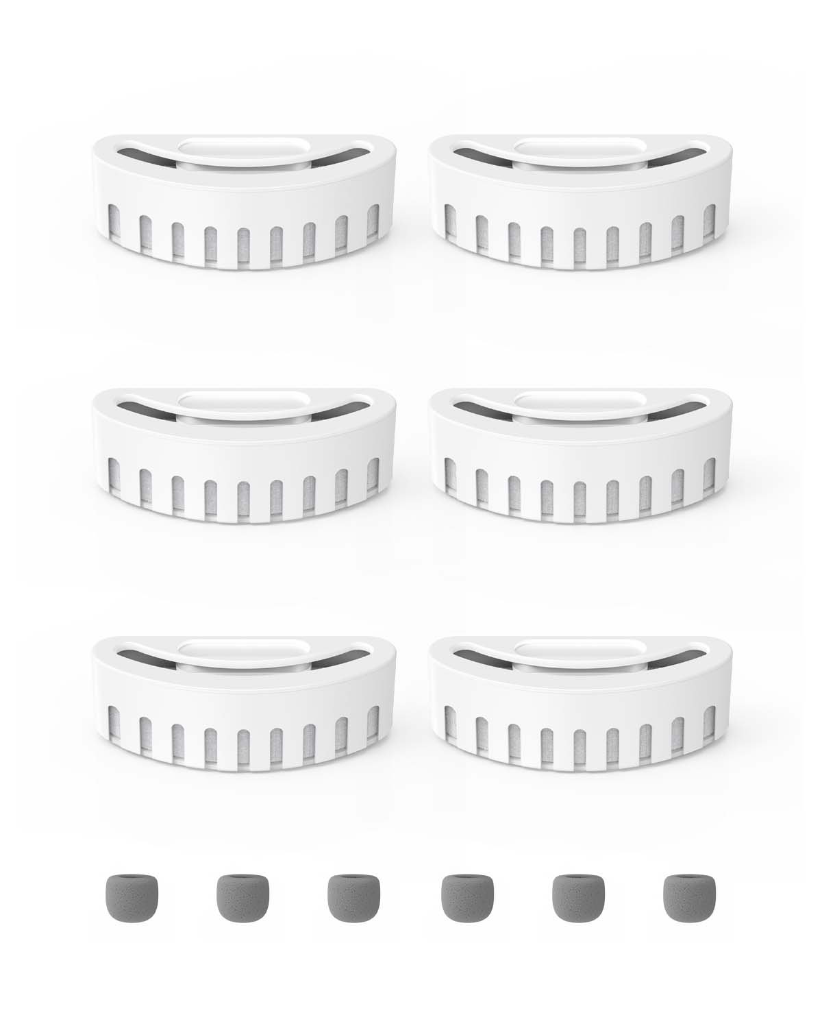 Uahpet GLOW wireless pet water fountain filters- 6 filters option