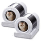 [Women's Day Sale]UAHPET Stainless Steel Self-Cleaning Cat Litter Box