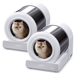 [Women's Day Sale]UAHPET Stainless Steel Self-Cleaning Cat Litter Box