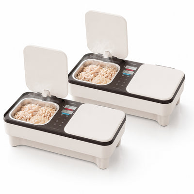 2-Pack Set | Fresh Food Automatic Pet Feeder