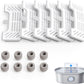 uahpet Upgrade Visible Stainless Steel Cat Water Fountain Pro