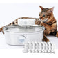 Uah Pet 2025 Upgrade Stainless Steel Cordless Pet Water Fountain