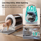 UAHPET Stainless Steel Self-Cleaning Cat Litter Box