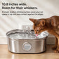 UAHPET Wireless Stainless Steel Cat Water Fountain Pro