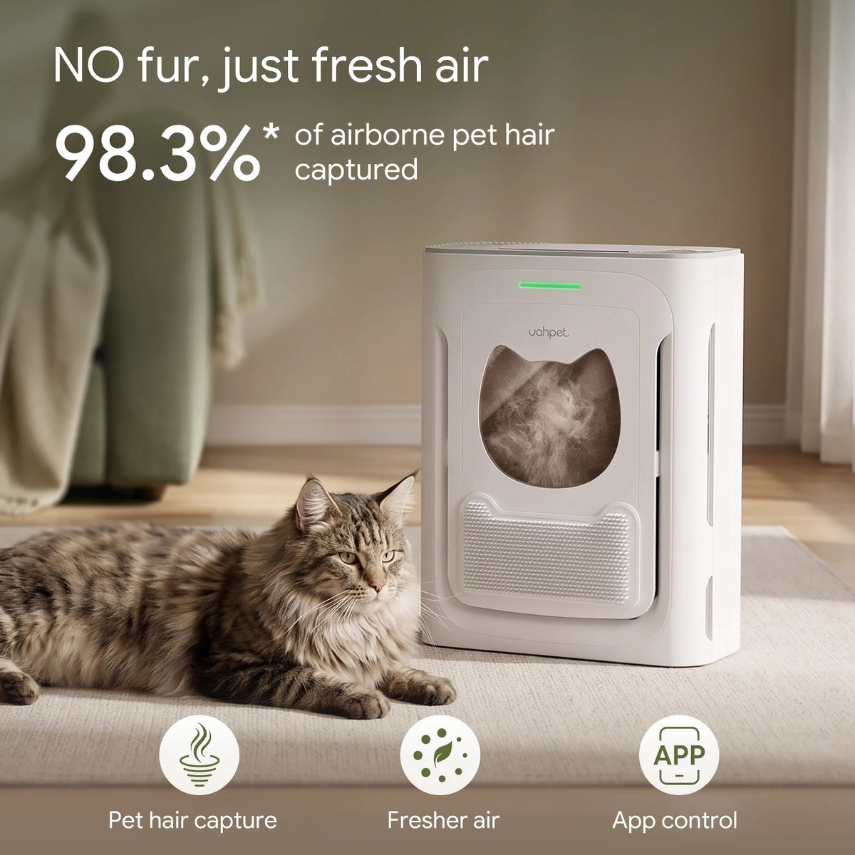 UAHPET Air Purifier Slim