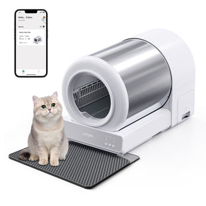 [🔥Preorder]UAHPET Stainless Steel Self-Cleaning Cat Litter Box