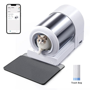 [🔥Preorder]UAHPET Stainless Steel Self-Cleaning Cat Litter Box