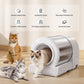 [🔥Preorder]UAHPET Stainless Steel Self-Cleaning Cat Litter Box