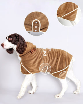 Pet Hooded Bathrobe for Cats and Dogs
